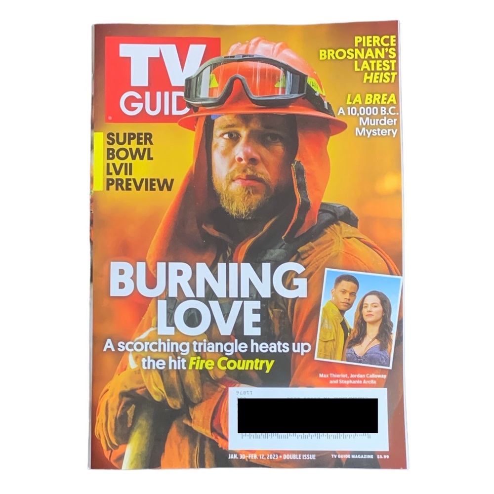 TV GUIDE Magazine January 30 - February 12 2023 Fire Country Heist La Brea